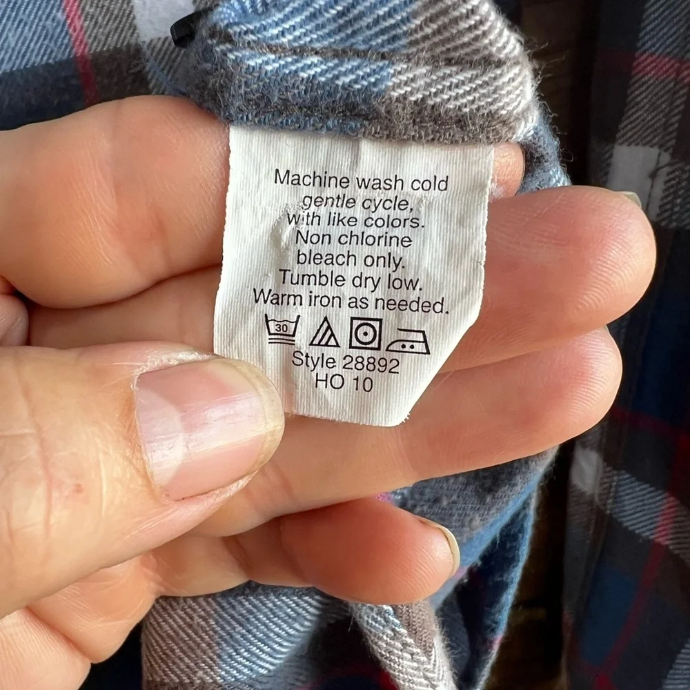 J.Crew Flannel Shirt – Classic Plaid Circa 2010 Unisex Small
